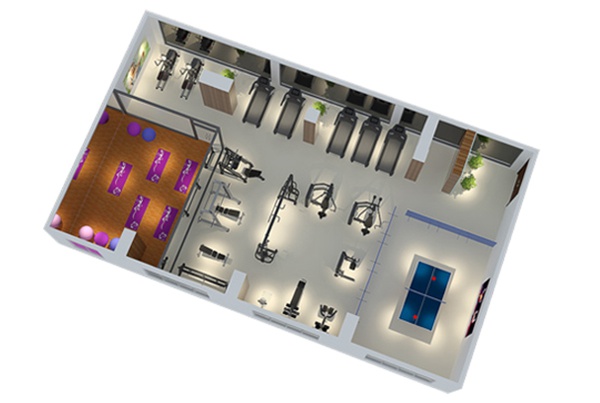 120平方健身房配置方案-广西mk体育体育健身器材有限公司